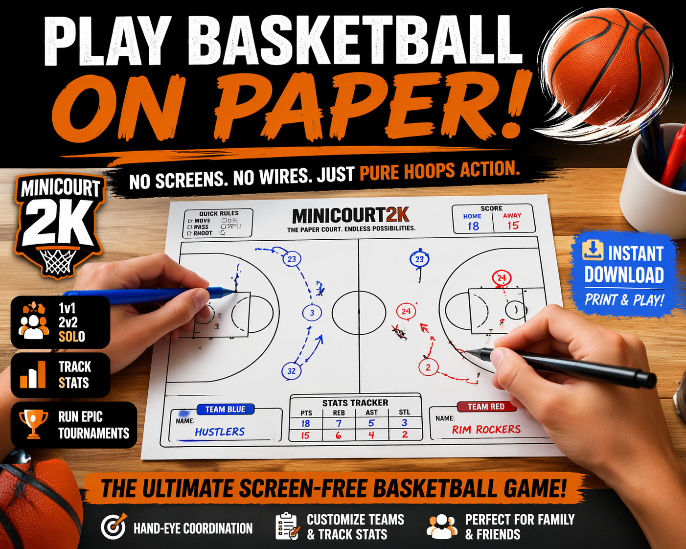 MiniCourt2k Basketball 